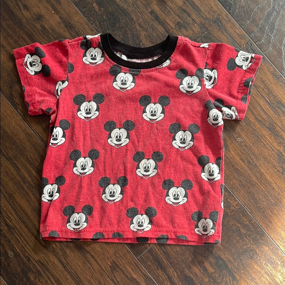 Disney Mickey Mouse Red Kids T-Shirt